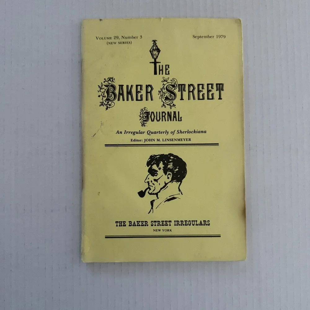 THE BAKER STREET JOURNAL Vol 29 No 3 September 1979 SHERLOCK HOLMES‎ scholarship